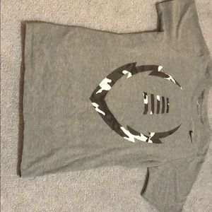 Grey Nike t-shirt. Kids size Medium